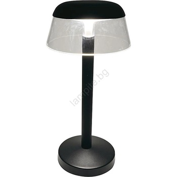 V-TAC LED Димируема акумулаторна настолна touch лампа LED/3W/5V 3000-6000K черен (VT1909)