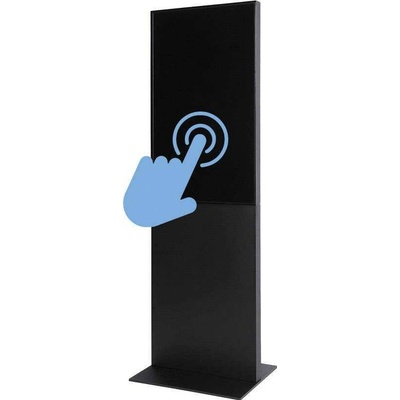 Jansen Display s.r.o. Digitálny totem Smart Line 43" čierny, s monitorom, dotyková fólie
