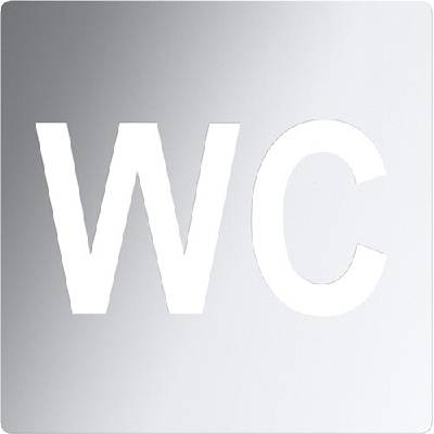 Bemeta Design Ikona - WC, štvorec, lesk - 111022082