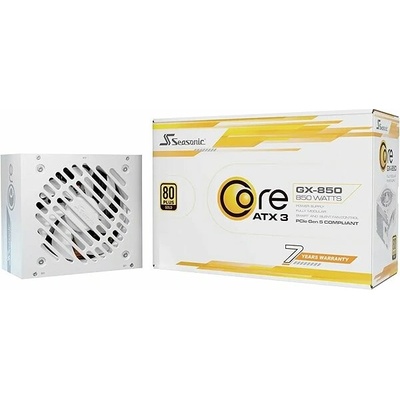 Seasonic Core GX-850 3 2024 White 850W SRP-CGX851-A5A32SF-W