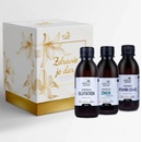 Adelle Davis Darčekový balíček IMUNITA+Lipo Adelle Davis lipozomálny Vitamín D3+K2 200 ml Adelle Davis lipozomálny glutatión 200 ml Adelle Davis lipozomálny zinok 200 ml