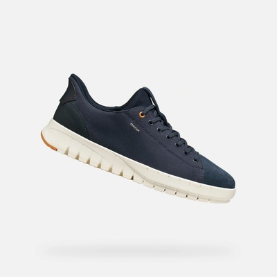 Geox U Flextride Plus tmavě modrá,bílá