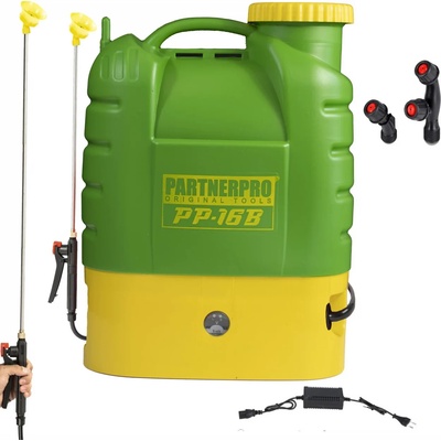 PartnerPro PP-16B Акумулаторна пръскачка 16 л. PARTNERPRO, 12V/8Ah, 3 вида дюзи