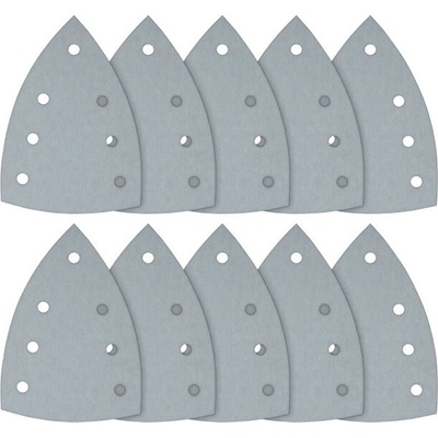 Brúsny papier 100 x 150 mm tvar trojuholníka (suchý zips, 7 otvorov) MAKITA E-23488