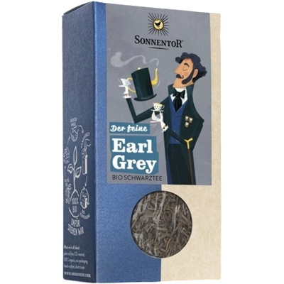 SONNENTOR Био черен чай Earl Grey - Насипно, 90 g