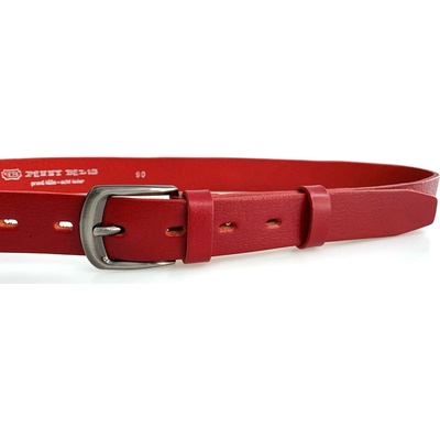 Penny Belts dámský kožený opasek 30-191-93 červený
