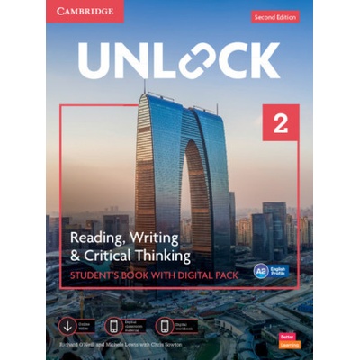 Unlock Level 2 Reading, Writing and Critical Thinking Student's Book with Digital Pack (Richard O'Neill,Michele Lewis)(Brožovaná)