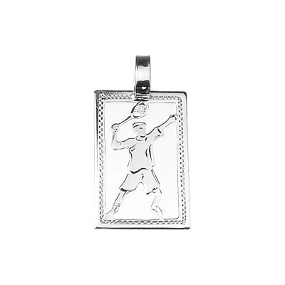 Infinitysilver Stříbrný přívěsek tenista 441395