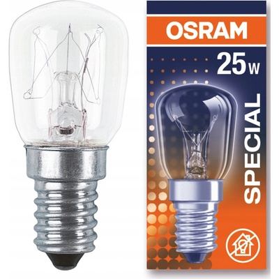 Osram Špeciálna žiarovka do rúry T26, E14, 25 W, 140 lm, 2700 K, číra