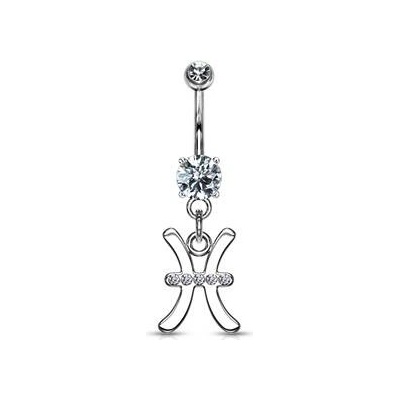 Šperky4U piercing do pupíku znamení WP01141-01