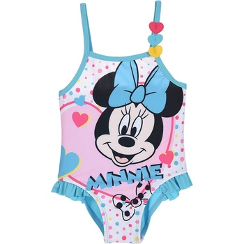 SUN CITY Dievčenské plavky Minnie Mouse baby tyrkysové