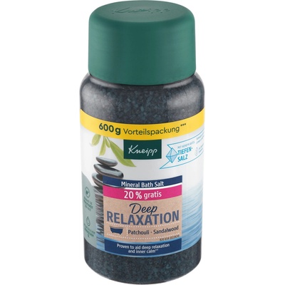 Kneipp Deep Relaxation sůl do koupele 600 g