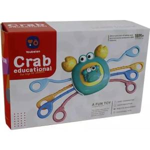 Man Yuk Toys Сензорна играчка за бебе рак, 17 см (rt1503)