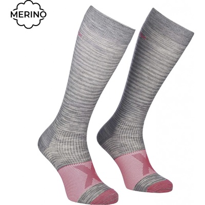 Ortovox dámské ponožky tour compression long socks W grey blend