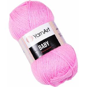 YARNART Baby 10119 Dark Pink Плетива прежда (Baby 10119)