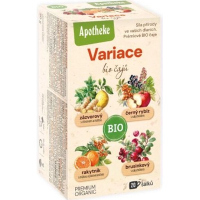 APOTHEKE Variácie čajov BIO 20 sáčkov