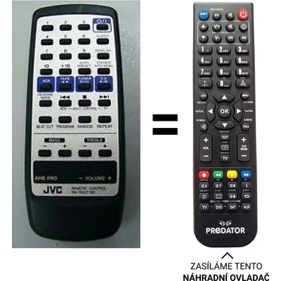 Dálkový ovladač Predátor JVC UXT-150,UXT-151, UX-150 – Hledejceny.cz