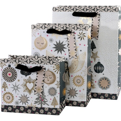 ARTEBENE Vánoční dárkové tašky SET/3ks/18x16x8/