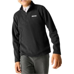 Regatta Детско поларено яке Regatta Kids' Hot Shot II Half Zip Fleece Fleece jacket - Black / Black - размер 15-16 Years (703-7905-0118)