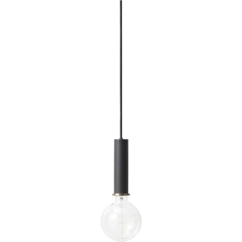 ferm LIVING Висяща лампа Socket Pendant голяма черна (5109)