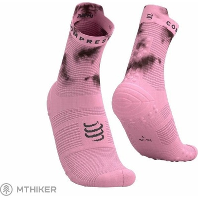 COMPRESSPORT Pro Racing Socks v4.0 Run High Eat My Dust! Zephyr Tie Dye