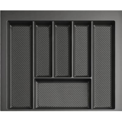 Organizér do zásuvky organizér na příbory drážkované dno REJS MAX 60 cm grafit
