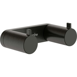 Hansgrohe AddStoris S - Двойна кука, матиран черен хром 41785340 (41785340)