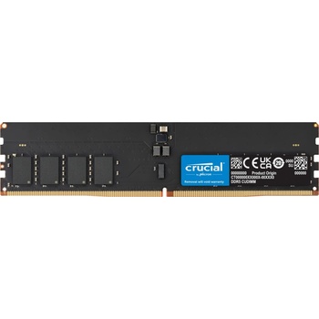 Crucial DDR5 64GB 6400MHz CL52 (1x64GB) CT64G64C52CU5