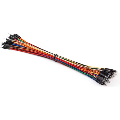 LaskaKit Dupont 26AWG propojovací kabely M-M samec-samec,20cm 50ks