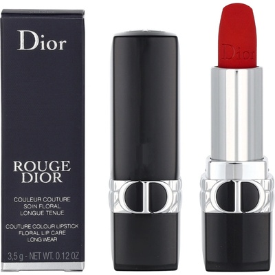 Christian Dior Rouge Dior dlouhotrvající rtěnka 999 Velvet 3,5 g