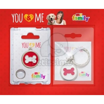 Image 1 of My Family адресник - You&Me, кост 1 опаковка