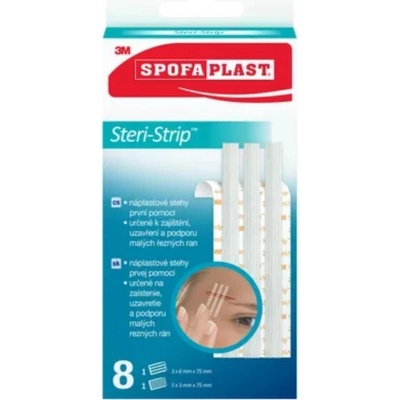 3 m Česko, spol. s r.o. Spofaplast náplasťové stehy 8 ks