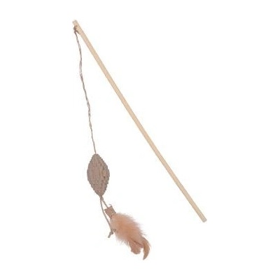 Zolux Ethicat Karton škádlítko míček s pírkem 3,5 x 3,5 x 50 cm