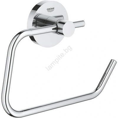 GROHE 40689001 - Държач за тоалетна хартия essentials, полирано хромово покритие (gh0114)