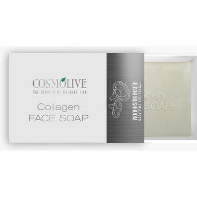 Cosmolive kolagénové mydlo na tvár s hubou Reishi 125 g