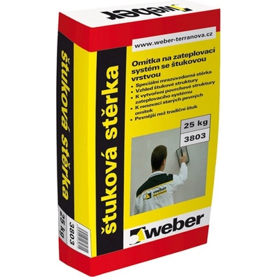 Weber Štuková stěrka bílá 25 kg - 3803 B 25