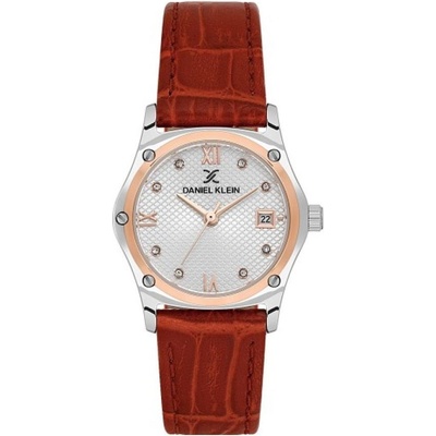 Daniel Klein DK. 1.14270-6 - Дамски часовник, Premium, Кварцов, 29mm, 3 ATM, Червен