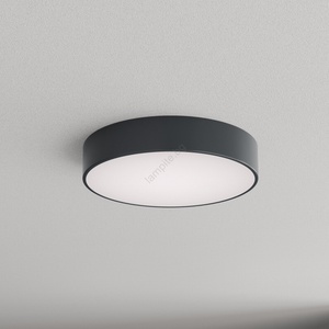 Brilagi - Плафон за баня с вграден сензор CLARE, 3xE27/24W/230V, Ø 40 см, антрацит, IP54 (BG5223)