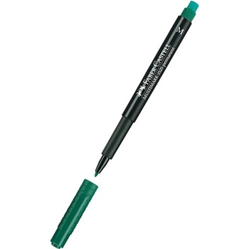 Faber-Castell Перманентен тънкописец Faber-Castell OHP M Зелен (1602007-03)