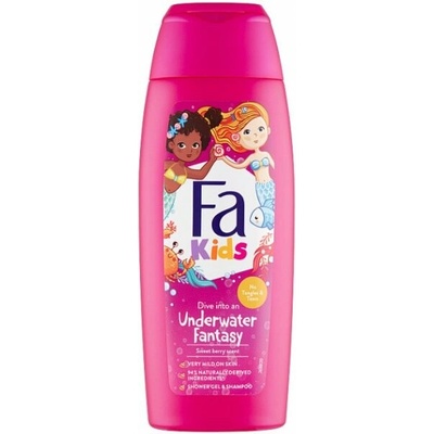 Fa Kids sprchový gél a šampón Underwater Fantasy 250 ml