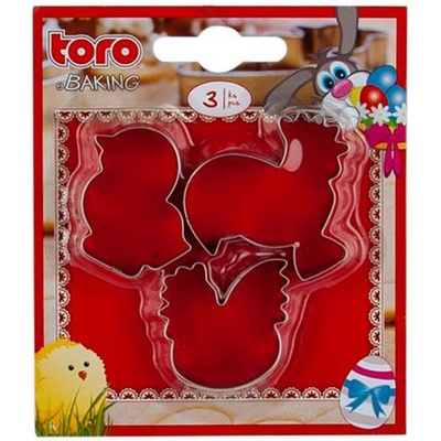 TORO Vykrajovač na veľkonočné pečivo 3ks TORO