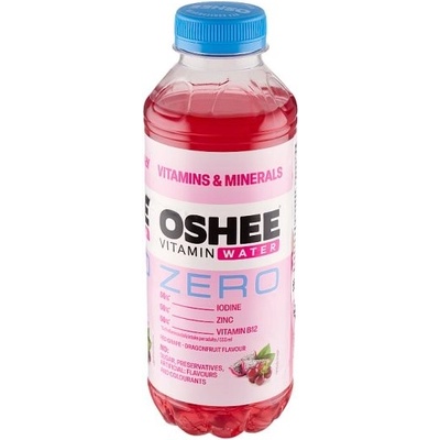 Oshee Zero nesycený nápoj s příchutí červených hroznů a dračího ovoce 555 ml