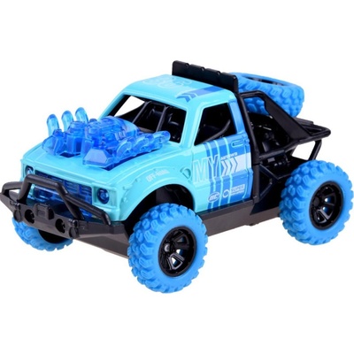 Joko Kovové Autíčko Predátor 4x4 s vybuchovacím motorom modré
