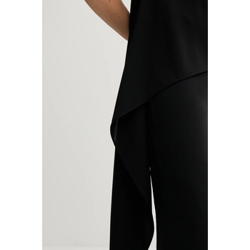 Sandro Ferrone Гащеризон Sandro Ferrone в черно с овално деколте S23XBEBRACCINI (S23XBEBRACCINI)