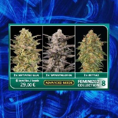 Advanced Seeds Feminized Collection #8 semena neobsahují THC 6 ks