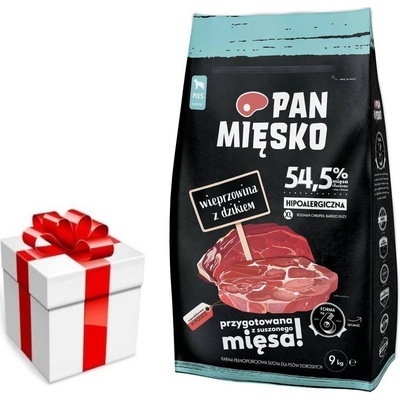 Pan Miesko Bravčové s diviačím veľké plemená 9 kg