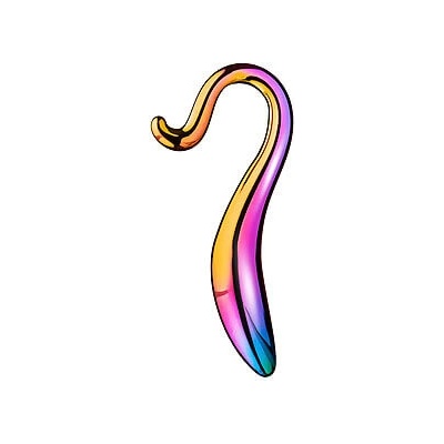 Glamour Glass Elegant Curved Dildo 18 cm