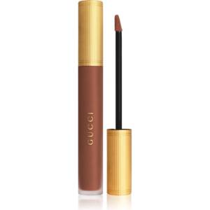Gucci Gucci Beauty Rouge à Lèvres Matte Lipstick матиращо течно червило цвят 308 Lucy Dark Orange 6.5ml