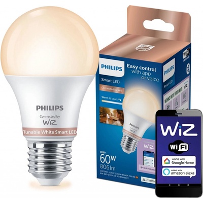 Philips Smart Chytrá žárovka LED 8W, E27, Tunable White