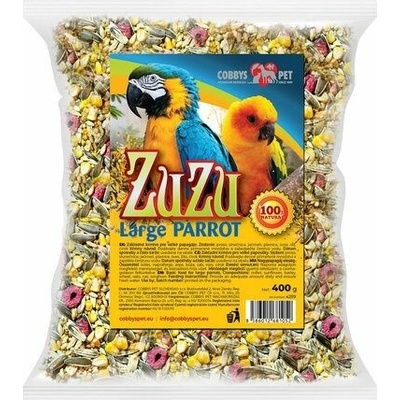 Cobbys Pet Zuzu Large parrot 400 g základní krmivo pro velké papoušky